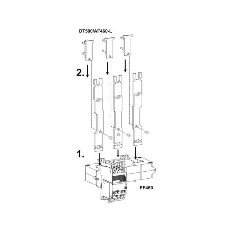 ABB DT500/AF460-L 继电器附件 E/EF系列 安装套件-工控猫