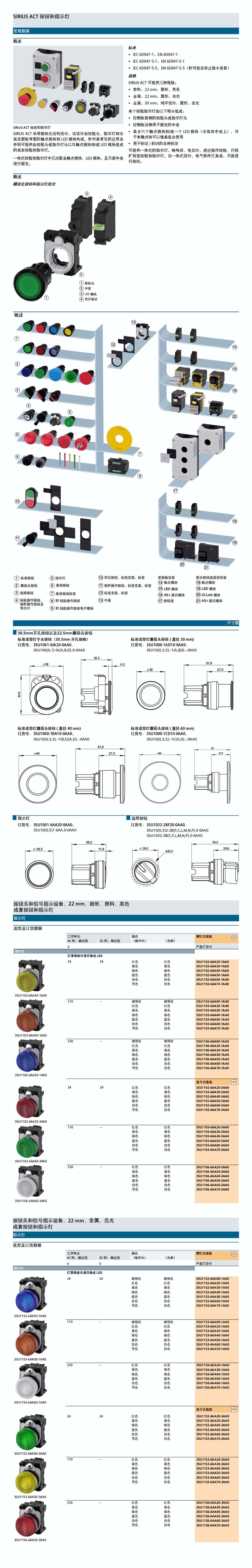 3SU 指示灯带支架-工控猫